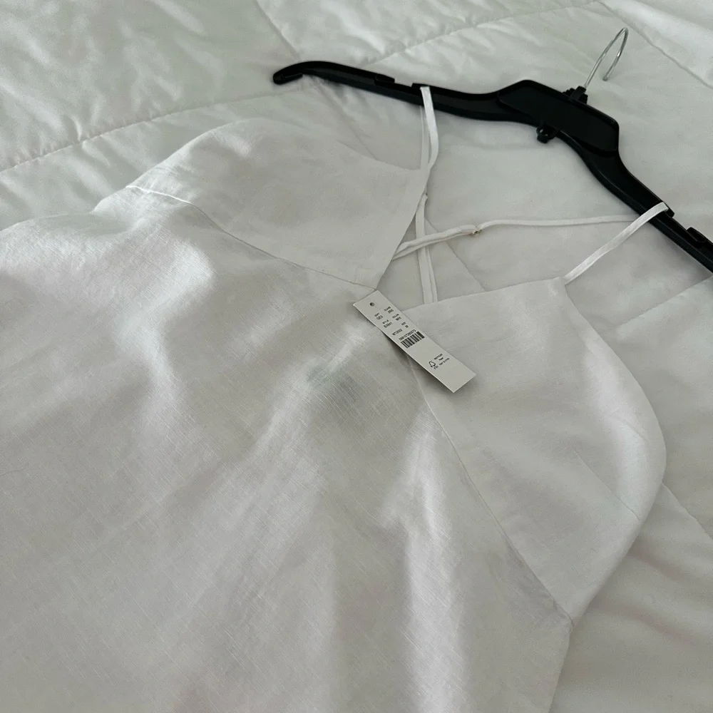 JCrew Crisp White Slip Dress - Picture 6 of 6